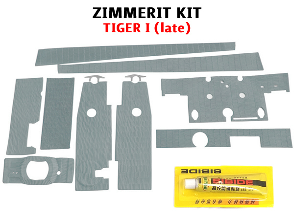 1/16 Tamiya Henglong German Late Version Tiger I Resin Tank Tracks Detail Set 