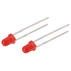 Standard 3mm LED Pair RED for RC Tank Rear Lights