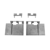 Mato Metal Mud guards Flaps For 1/16 Heng Long Taigen Tiger I RC Tank MT034