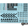 Waterslide Decal Set For 1/16 Australian ADF M1 Abrams - C Squadron 2nd/14th Light Horse Regiment 2017 OAD1602