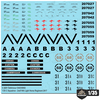 Waterslide Decal Set For 1/35 Australian ADF M1A1 Abrams - C Squadron 2nd/14th Light Horse Regiment 2017