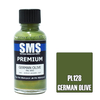 SMS German Olive 30ML PL128 Premium Lacquer Paint for Airbrush Olivegrün RAL 6003