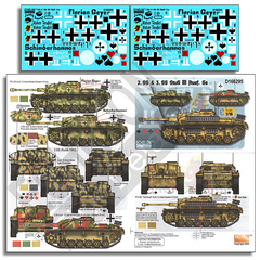 Echelon 1/16 2. SS & 3. SS StuG III Ausf. G Decal Set D166295