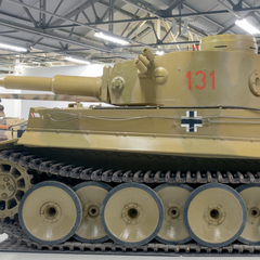 Waterslide Decal Set For 1/16 German Tiger I '131' Bovington Tank Museum OAD35020