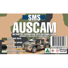 SMS Paints AUSCAM Colour Set DISRUPTIVE CAMO + INTERIORS SET02a