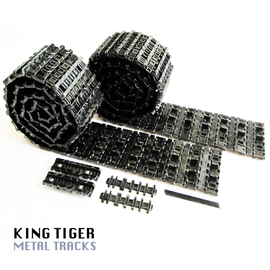 Mato King Tiger Metal Track Set For Heng Long 1/16 RC Tank Porsche Henschel MT078