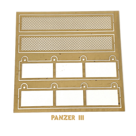 Photo Etched Grill Set for 1/16 Heng Long Taigen Panzer III