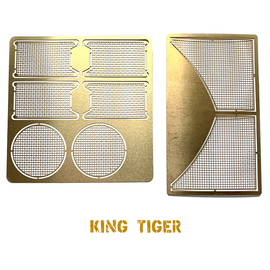 King Tiger Photo Etched Grill Mesh Set for 1/16 Heng Long Taigen Tamiya RC Tank TAG120279