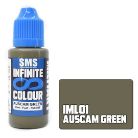SMS Paint Infinite Colour AUSCAM Green 20ml Water Based Acrylic IML01 FS34088