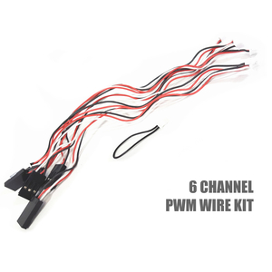 Hobby RC Receiver 6 CH Wiring Kit for use with TAIGEN V3 and Clark TK