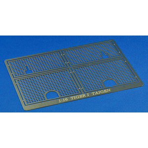 Photo Etched Grill/Mesh Screen Set for 1/16 Heng Long, Taigen or Tamiya Tiger I RC Tank TAG120008