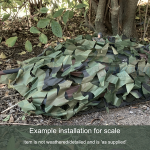 Canvas Pre-cut Camouflage Netting for 1/16 RC Tanks and Diorama - Digital Themed - 50cm x 50cm