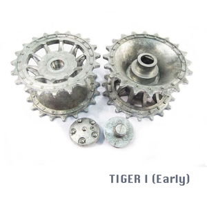 Metal Drive Sprocket Set (Early) For Heng Long 1/16 Tiger I RC Tank 3818 MT190