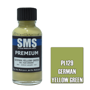 SMS German Yellow Green RAL 7028 DUNKELGELB (VARIANT - EARLY WAR) 30ml Airbrush Lacquer Paint