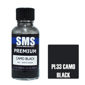 SMS Camo Black 30ML PL33 Premium Lacquer Paint AUSCAM FS37038