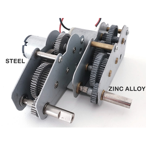Steel Gearbox - Long Axis 58mm For Heng Long 1/16 RC Tank Panther G King Tiger Jagdpanther ZTZ99 T90 T72 Merkava MkIV