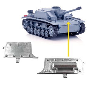 MATO Metal Front Armour Plate Set For 1/16 Heng Long StuG III RC Tank MT141