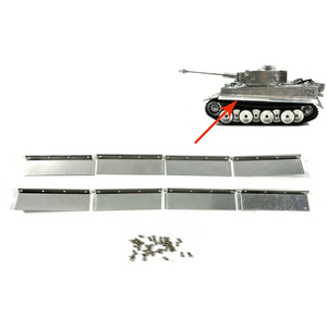 MATO Metal Upper Hull Side Skirts For 1/16 German Tiger 1 RC Tank MT265