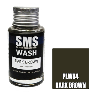 SMS Weathering Wash DARK BROWN Oil Based 30ml PLW04