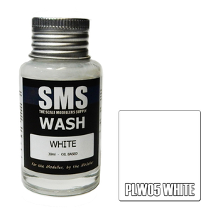 SMS Weathering Wash WHITE Oil Based 30ml PLW05