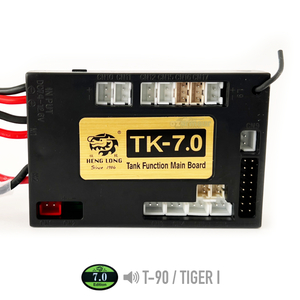 Heng Long TK 7.0 Version 7 Multi Function Main board 2.4GHz for 1/16 RC Tank Russian T90 Tiger I Sounds