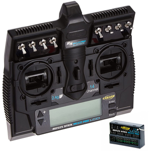 Carson FS Reflex Stick Multi Pro LCD 2.4G 14CH Radio Transmitter w/Receiver 500501004