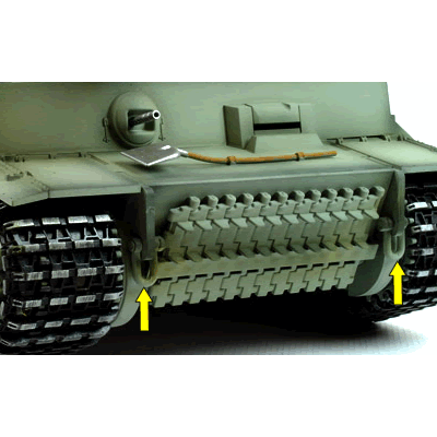 Plastic Tool Set For Tiger 1 Heng Long 1:16