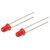Standard 3mm LED Pair RED for RC Tank Rear Lights