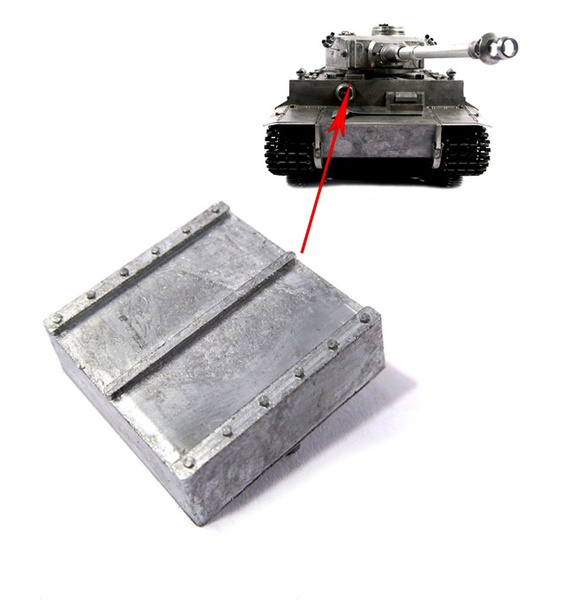 MT205 Tiger I Metal Jack Block For 1/16 Heng Long Taigen Torro RC Tank MT205