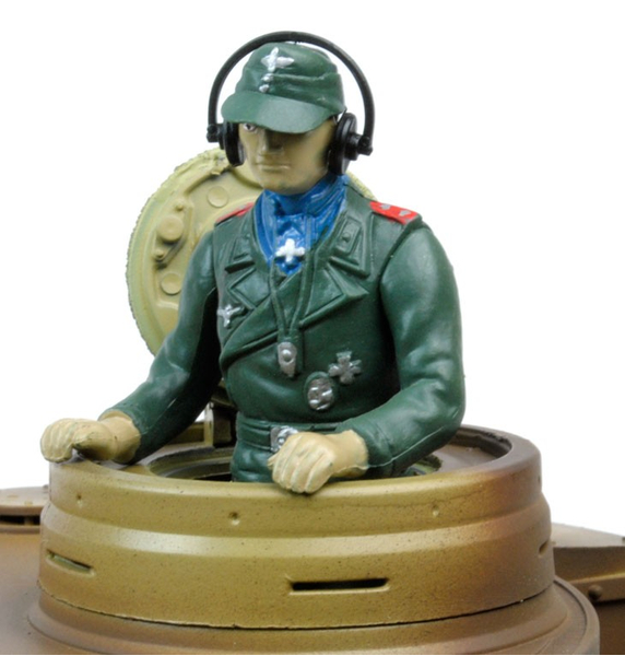 German Tank Commander Figure (Painted) For Heng Long Taigen Tamiya 1/16 RC Tanks TAG120050