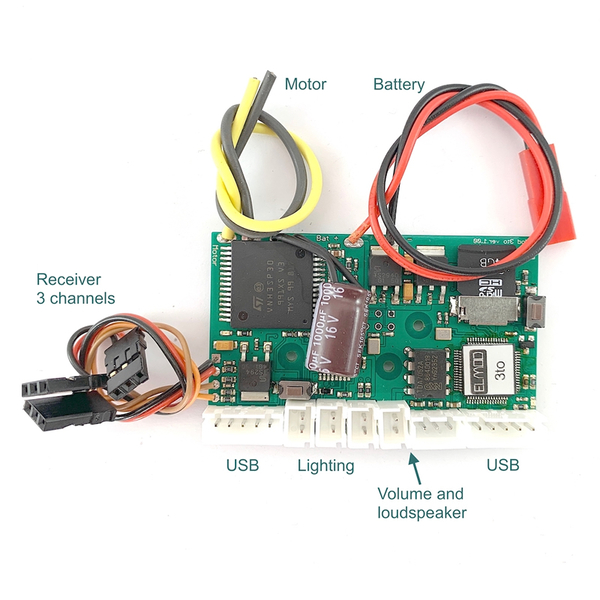 ElMod ThinkTank - 3to Truck Control & Sound Module