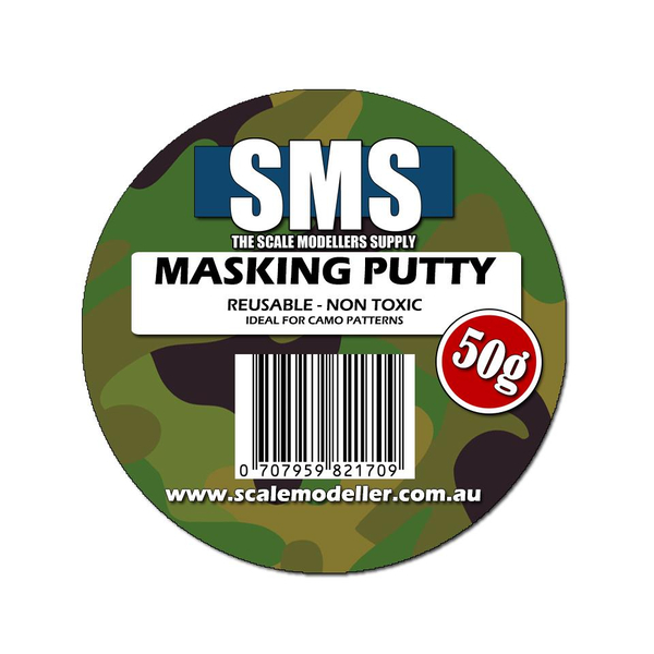 SMS Reusable Non Toxic Masking Putty Panzer Putty 50G