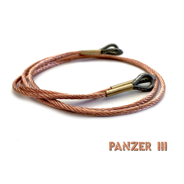 Taigen 1/16 Metal Tow Cable Set for Panzer III And Stug III RC Tanks TAG120146