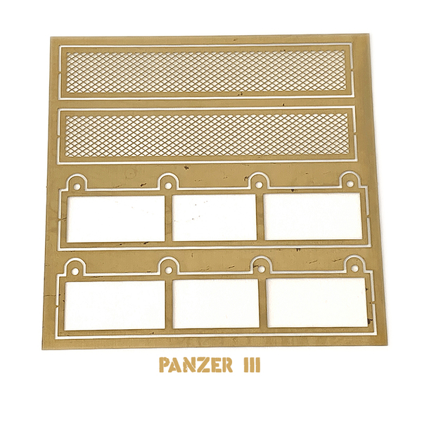 Photo Etched Grill Set for 1/16 Heng Long Taigen Panzer III