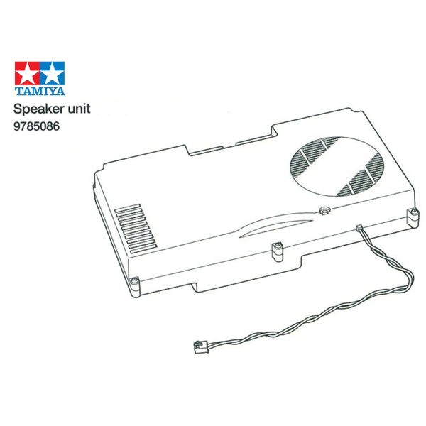 Tamiya Speaker For 1/16 Tiger I RC Tank Full Option Kits 56009, 56010