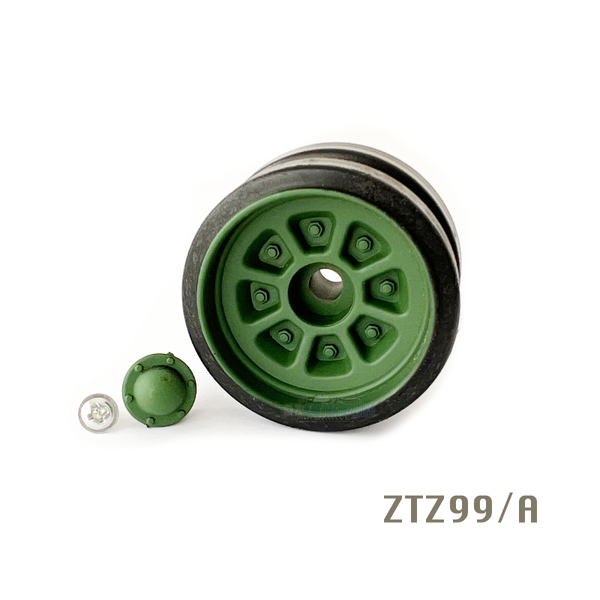 Spare Road Wheel with Cap And Screw for Heng Long 1/16 ZTZ99/A RC Tank 3899