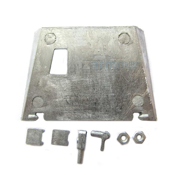 Mato Metal MG Shield For Heng Long 1/16 German StuG III RC Tank MT122