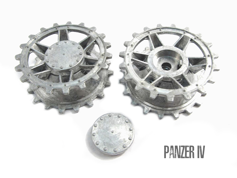 Metal Drive Sprockets For Heng Long 1/16 Panzer IV F1 or F2 RC Tank MT011s