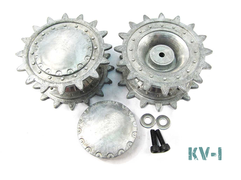 Metal Drive Sprocket Set For Heng Long 1/16 Russian KV-1 RC Tank