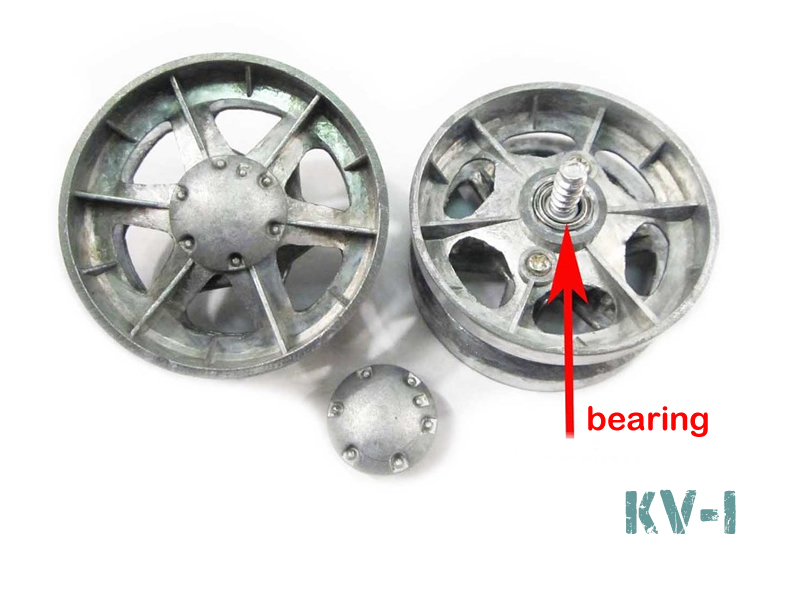 Metal Idler Wheel Set For Heng Long 1/16 Russian KV-1 RC Tank