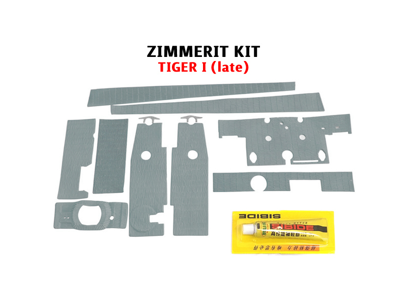 Zimmerit Kit for 1/16 Taigen Heng Long or Tamiya Tiger I Tanks TAG120082