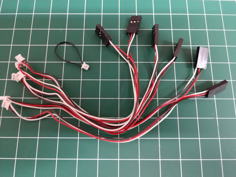 Hobby RC Receiver 6 CH Wiring Kit for use with TAIGEN V3 and Clark TK